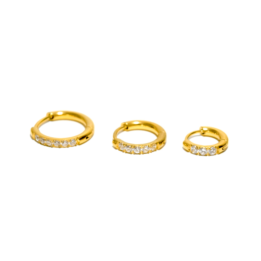 Huggie Candy 12mm - Dorado