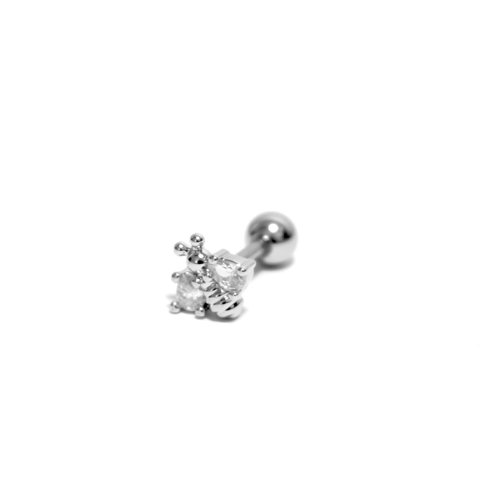 Piercing Bee - Plateado