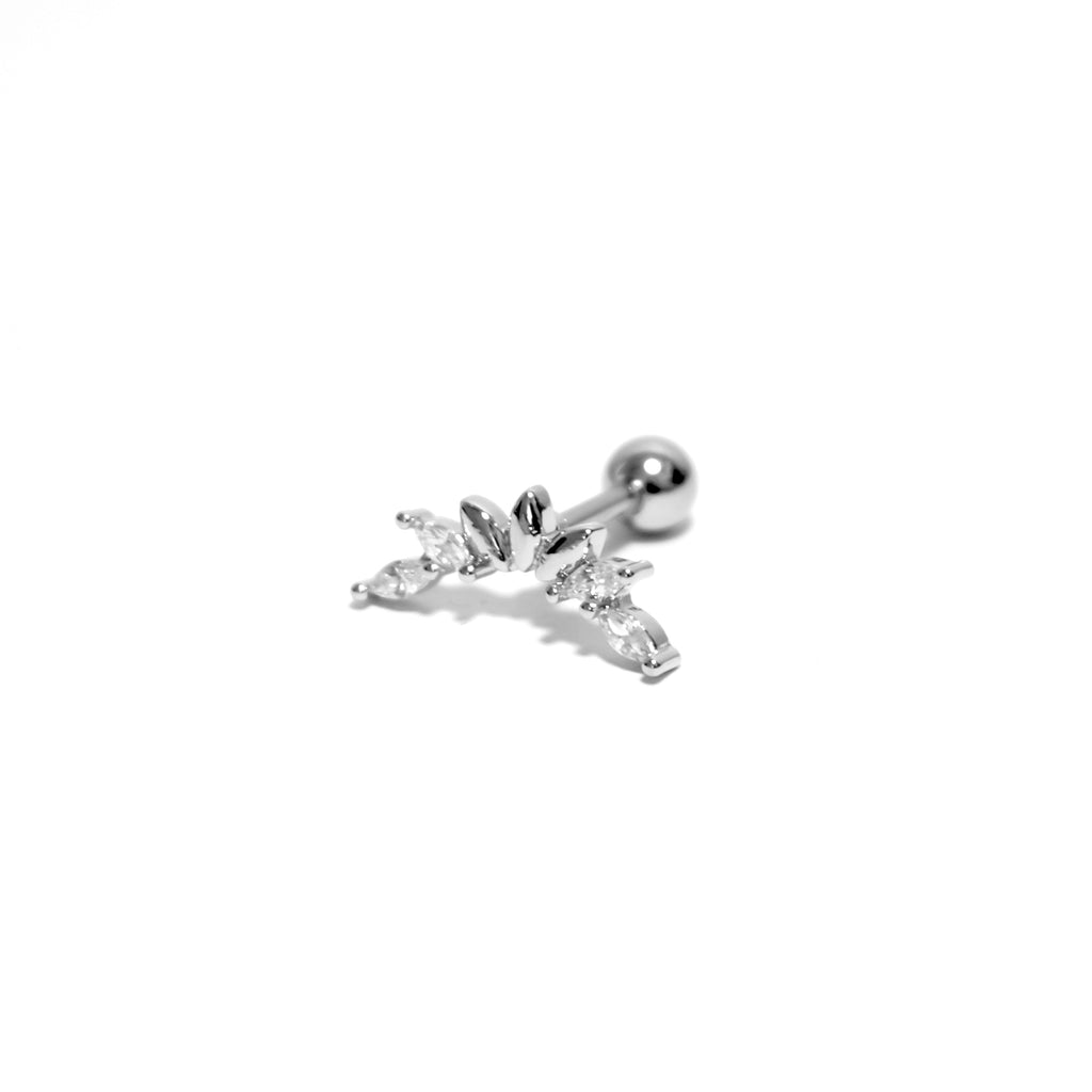 Piercing lodi plateado