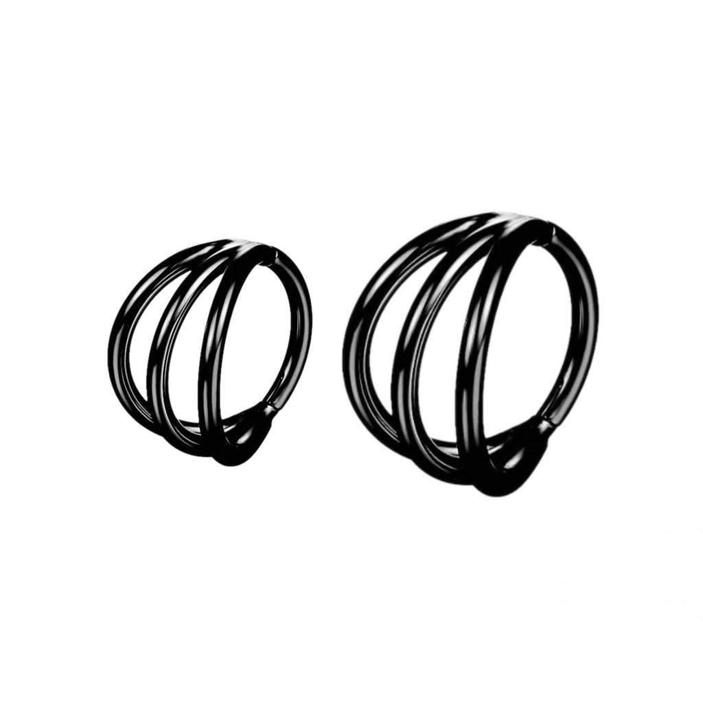 Huggie Zuri 10mm - Negro