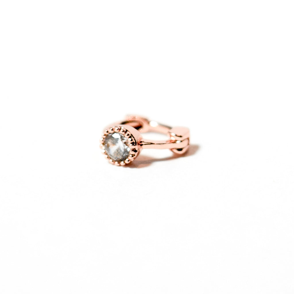 Huggie Naira - Rose Gold